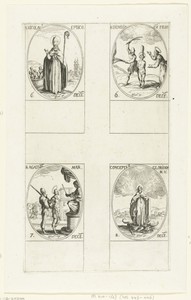 Heilige Nicolaas van Myra, Heilige Dionysia en Heilige Majoricus van Afrika, Heilige Agathopus van Kreta, Maria vertrapt een draak (Maria's Onbevlekte Ontvangenis) (6-8 december)