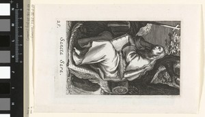 Heilige Sara van Libië als kluizenares