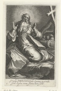 Heilige Spiridon van Cyprus als kluizenaar