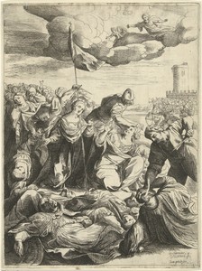 Heilige Ursula belegerd door de Hunnen