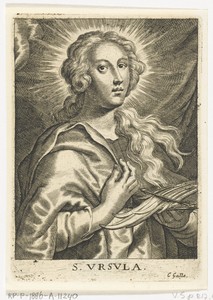 Heilige Ursula met twee pijlen