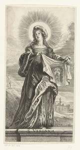 Heilige Veronica met zweetdoek (sudarium)