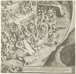 Hel en vagevuur (deel rechtsonder)