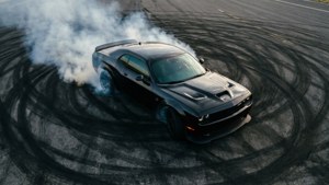 Hellcat Burnout Bird's Eye