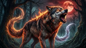 Hellhound Howling Moon