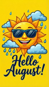 Hello August Sunny