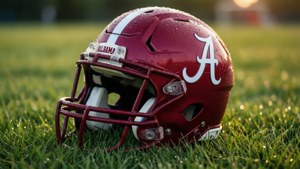 Helmet on Grass