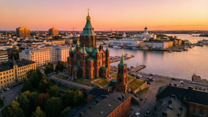 Helsinki Golden Skyline