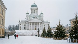 Helsinki Snowy Senate Square