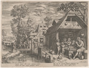 Henoch and His Family at a Meal