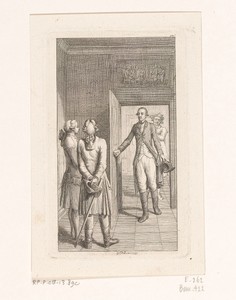 Henrich Stilling ziet Johan Wolfgang von Goethe binnenkomen