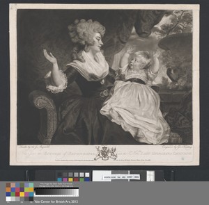 Her Grace the Duchess of Devonshire, and the Rt Honble Lady Georgiana Cavendish