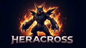 Heracross Logo Flame