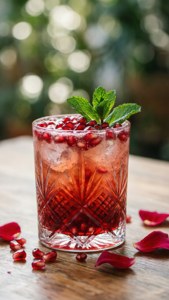 Herbal Pomegranate Cocktail