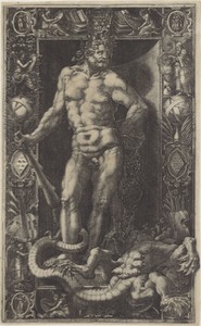 Hercules als overwinnaar van de Hydra van Lerna