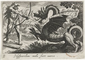 Hercules doodt de draak Ladon