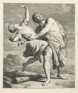 Hercules werpt Lichas in zee