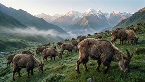 Herd in the Himalayas