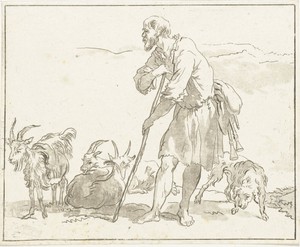 Herder met geiten