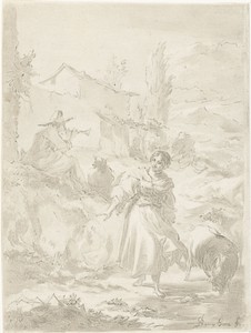 Herder met schalmei