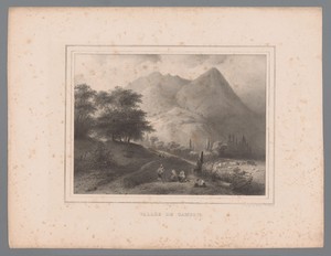 Herders in berglandschap