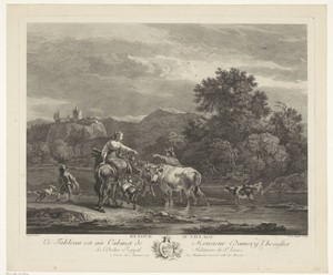 Herders keren terug naar het dorp