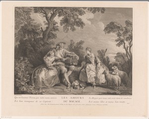 Herders met vogelkooi