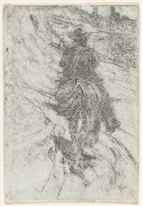 Herdsman on Horseback (Buttero a cavallo)