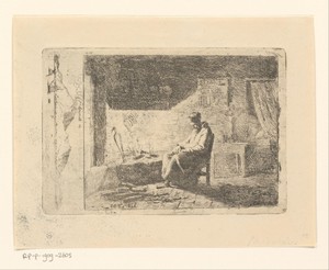 Heremiet van de berg Vesuvius