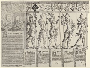 Heren van Brederode, van Zyphridus tot en met Reinout III (linker blad)