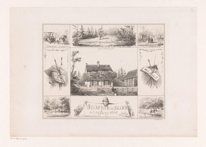 Herinnering aan bezoek aan Baarn op 21 en 22 juni 1851
