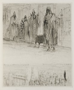 Herodias: Page 13, The tetrarch was awaited by several Galileans, the master of scribes, the chief of the land steward, the manager of the salt mines, and a Jew from Babylon commanding his troops on horse