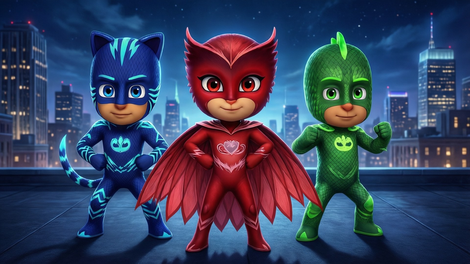 Heroes on the Rooftop by Wallpapers.art Studio