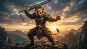 Heroic Lion-O at Sunset