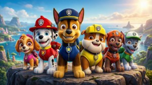 Heroic Pups Overlook City