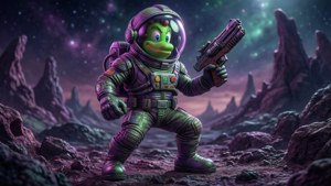 Heroic Worm on Alien World