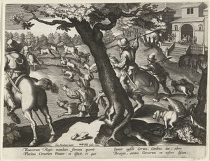 Hertenjacht met honden