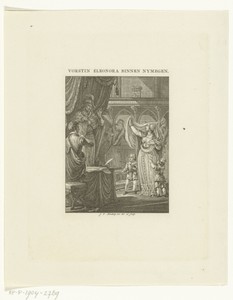 Hertogin Eleonora van Gelre confronteert graaf Reinald II van Gelre in vergaderzaal van Valkhof te Nijmegen
