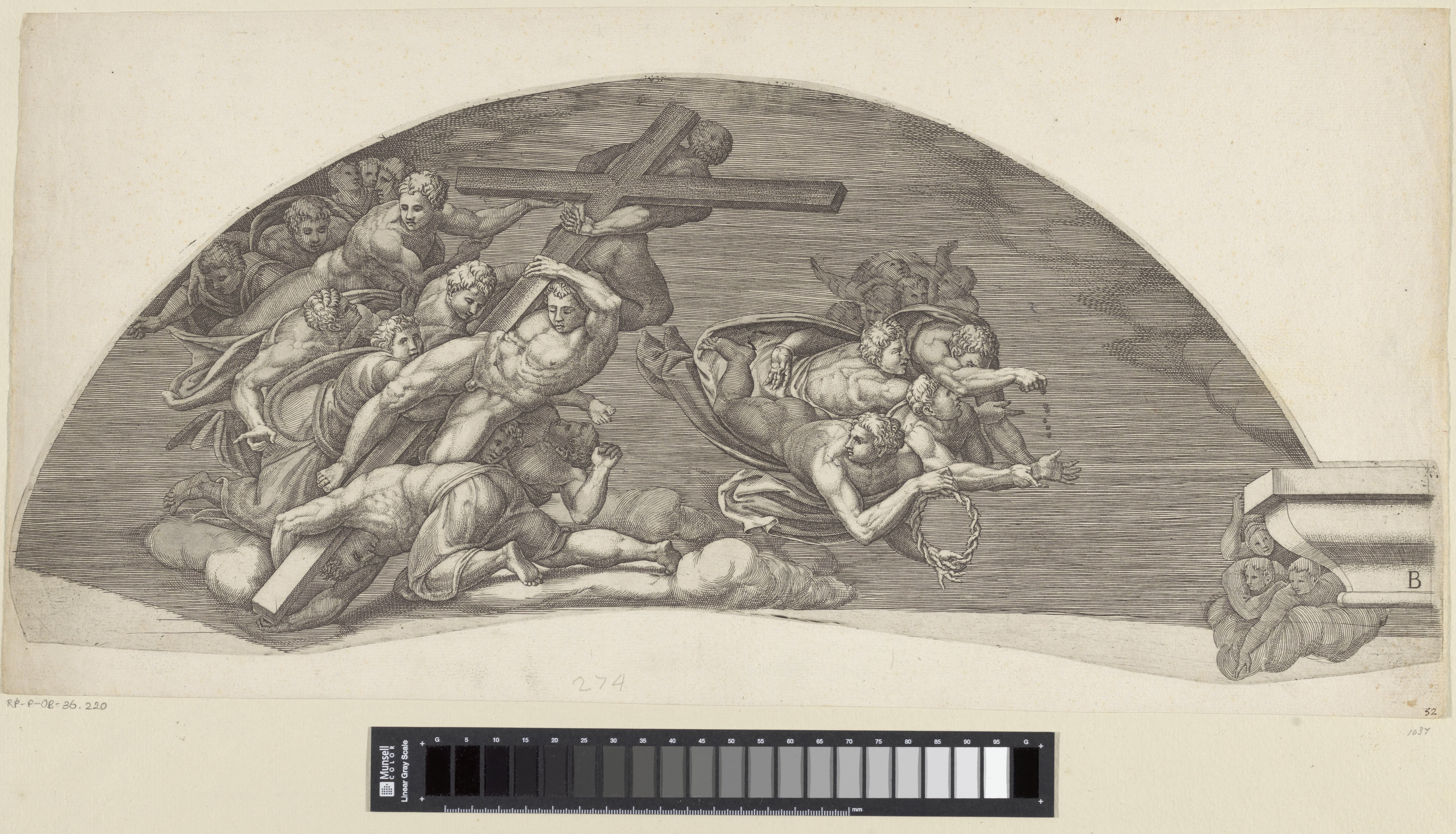 Het laatste oordeel, blad B by Giorgio Ghisi