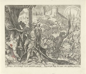 Het lichaam van Holofernes wordt ontdekt