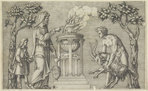 Het offer van een ram