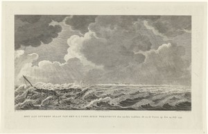Het schip Woestduin slaat aan stukken, 1779