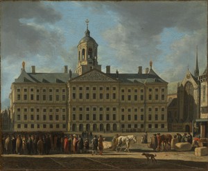Het stadhuis op de Dam in Amsterdam
