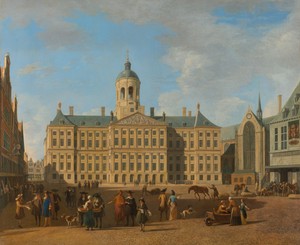 Het stadhuis op de Dam in Amsterdam