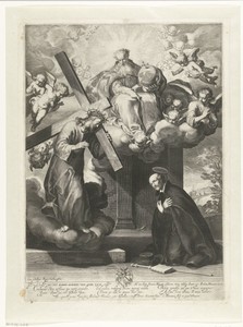 Het visioen van de heilige Ignatius van Loyola