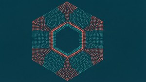 Hexagon Dot Grid Geometric