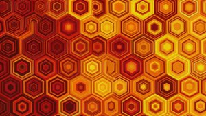 Hexagon Fractal Warmth