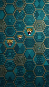 Hexagon Jaguars Pattern