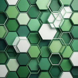 Hexagon Network Pattern
