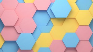 Hexagon Pattern Header